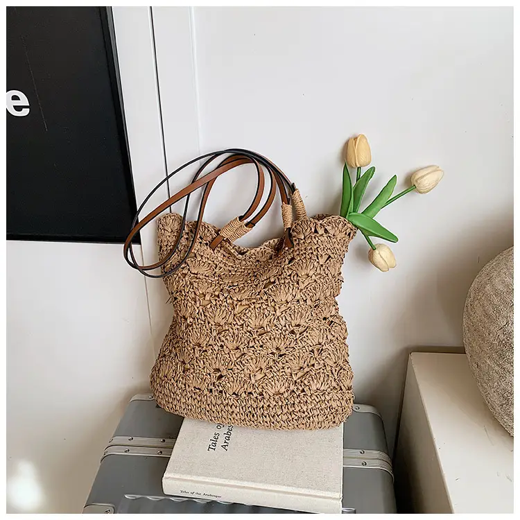Handmade Woven Straw Bag for Women Holiday Beach Use — feature 28
