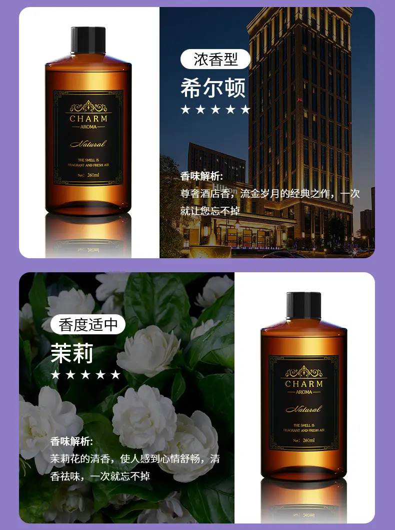 Hilton Hotel Aromatherapy Supplement Large Bottle of Car Perfume Essential Oil Car Lasting Fragrance Car Fragrance Ornaments — feature 18