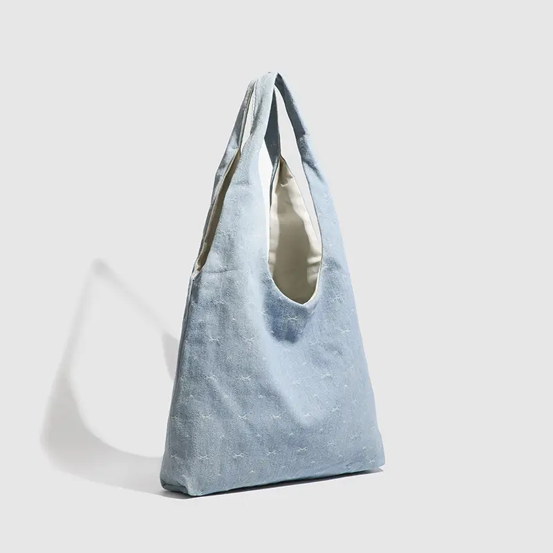 Light Blue Korean Style Shoulder Bag for Women - Image 3