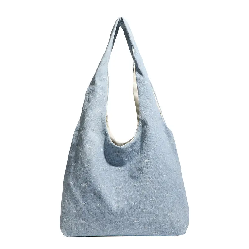 Light Blue Korean Style Shoulder Bag for Women - Image 6