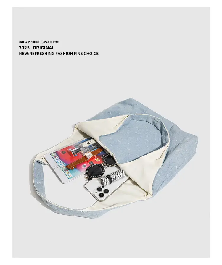 Light Blue Korean Style Shoulder Bag for Women — feature 21