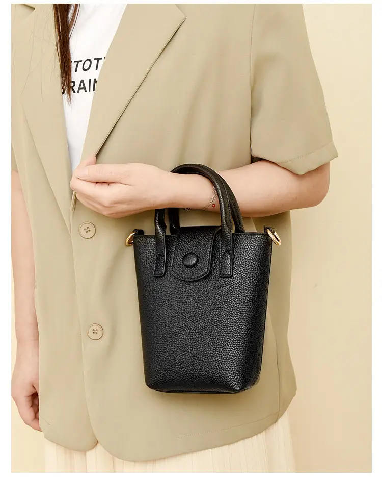 Women's Beige Crossbody Shoulder Bag with Long Strap — feature 10