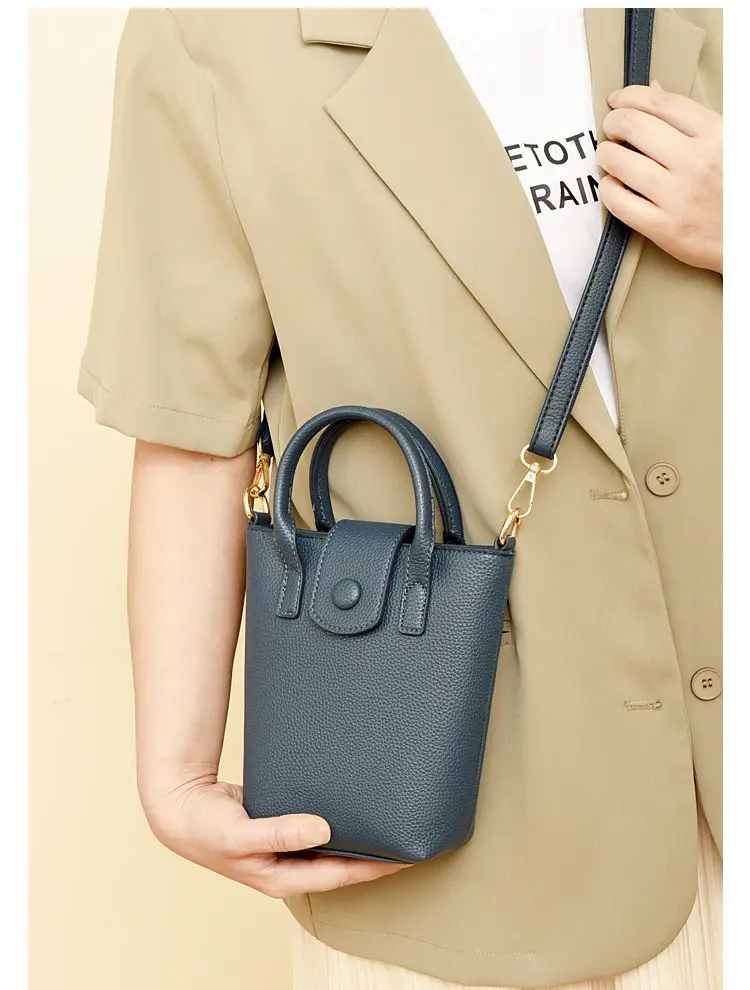 Women's Beige Crossbody Shoulder Bag with Long Strap — feature 12