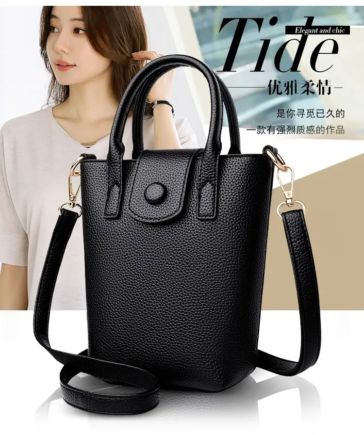 Women's Beige Crossbody Shoulder Bag with Long Strap — feature 2