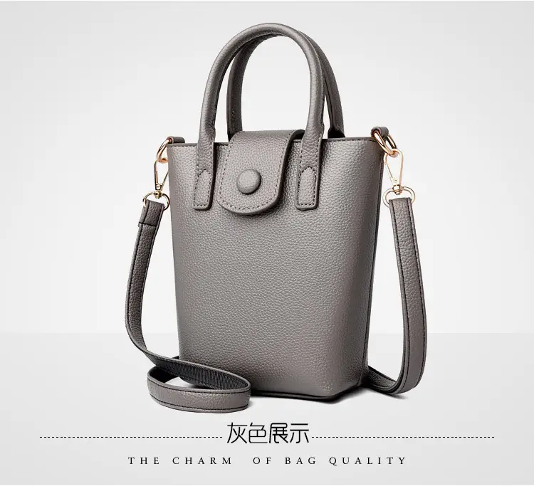 Women's Beige Crossbody Shoulder Bag with Long Strap — feature 21