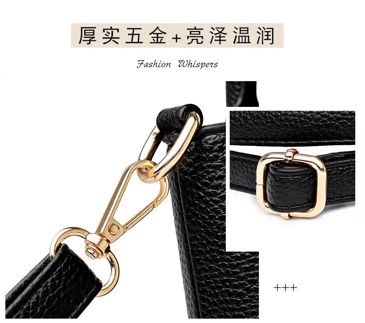 Women's Beige Crossbody Shoulder Bag with Long Strap — feature 3