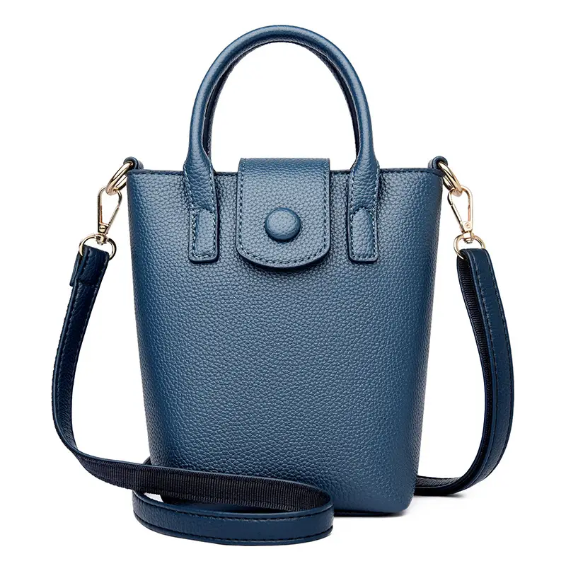Women's Beige Crossbody Shoulder Bag with Long Strap - Image 2