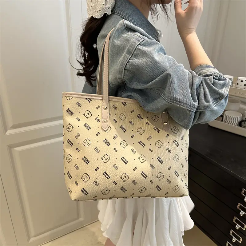 Large Capacity Printed Armpit Bag for Women