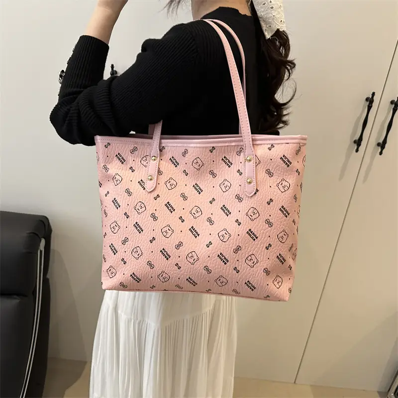 Large Capacity Printed Armpit Bag for Women