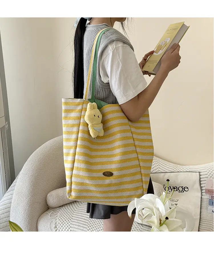 2025 Korean Style Printed Canvas Tote Bags â feature 18