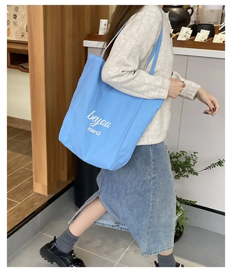 2025 Korean Style Printed Canvas Tote Bags â feature 30