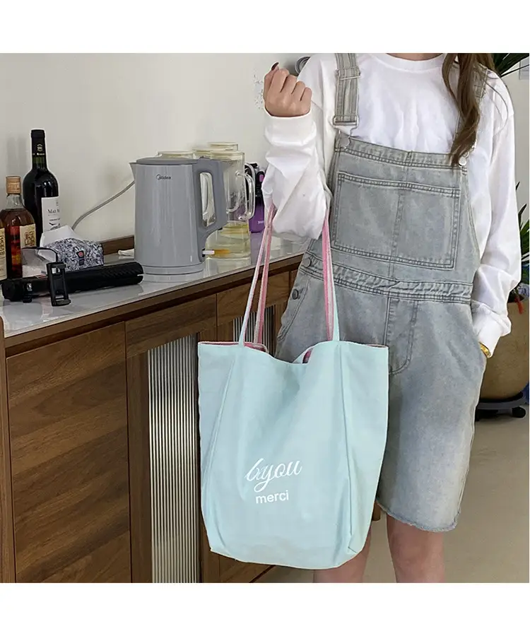 2025 Korean Style Printed Canvas Tote Bags â feature 45
