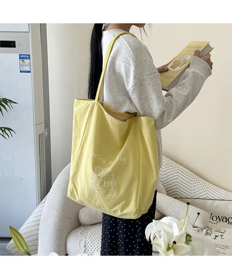 2025 Korean Style Printed Canvas Tote Bags â feature 5