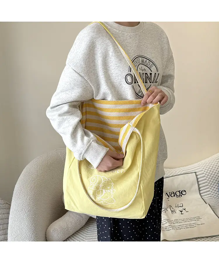 2025 Korean Style Printed Canvas Tote Bags â feature 6