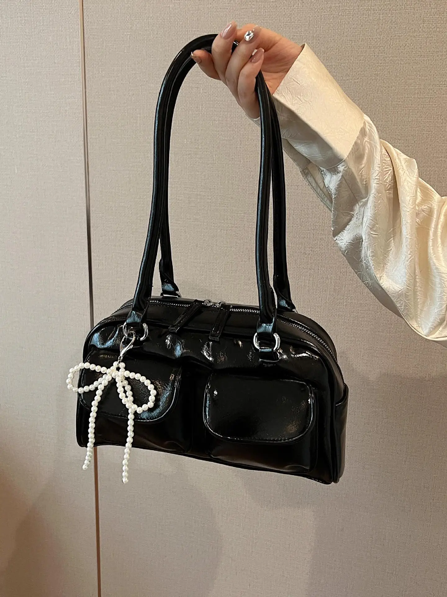 Red Korean Style Shoulder Bag for Women 2025 - Image 8