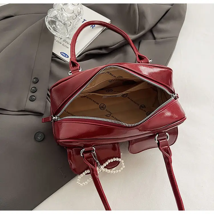 Red Korean Style Shoulder Bag for Women 2025 — feature 11