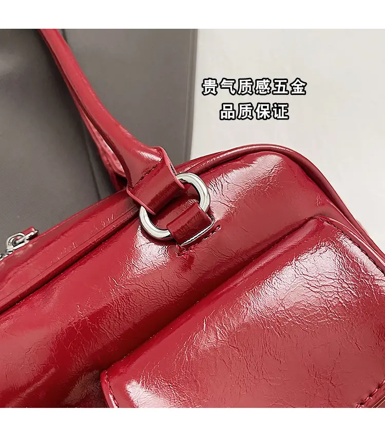 Red Korean Style Shoulder Bag for Women 2025 — feature 7