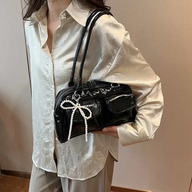 Red Korean Style Shoulder Bag for Women 2025 - Image 3