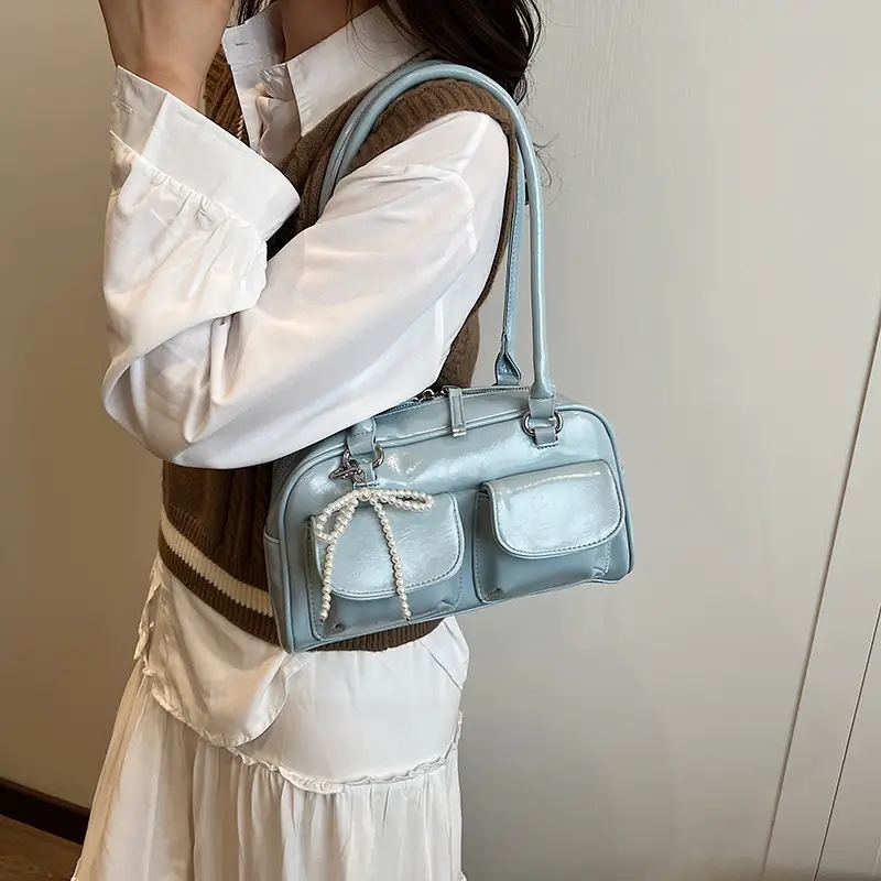 Red Korean Style Shoulder Bag for Women 2025 - Image 4