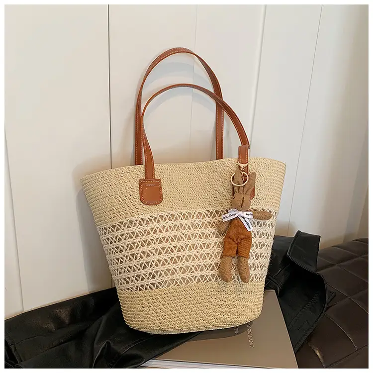 Women Beach Straw Shoulder Bag 2026 New Style — feature 15