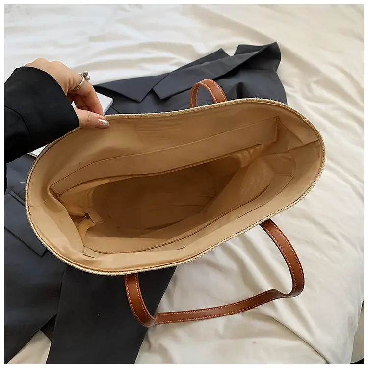 Women Beach Straw Shoulder Bag 2026 New Style — feature 5