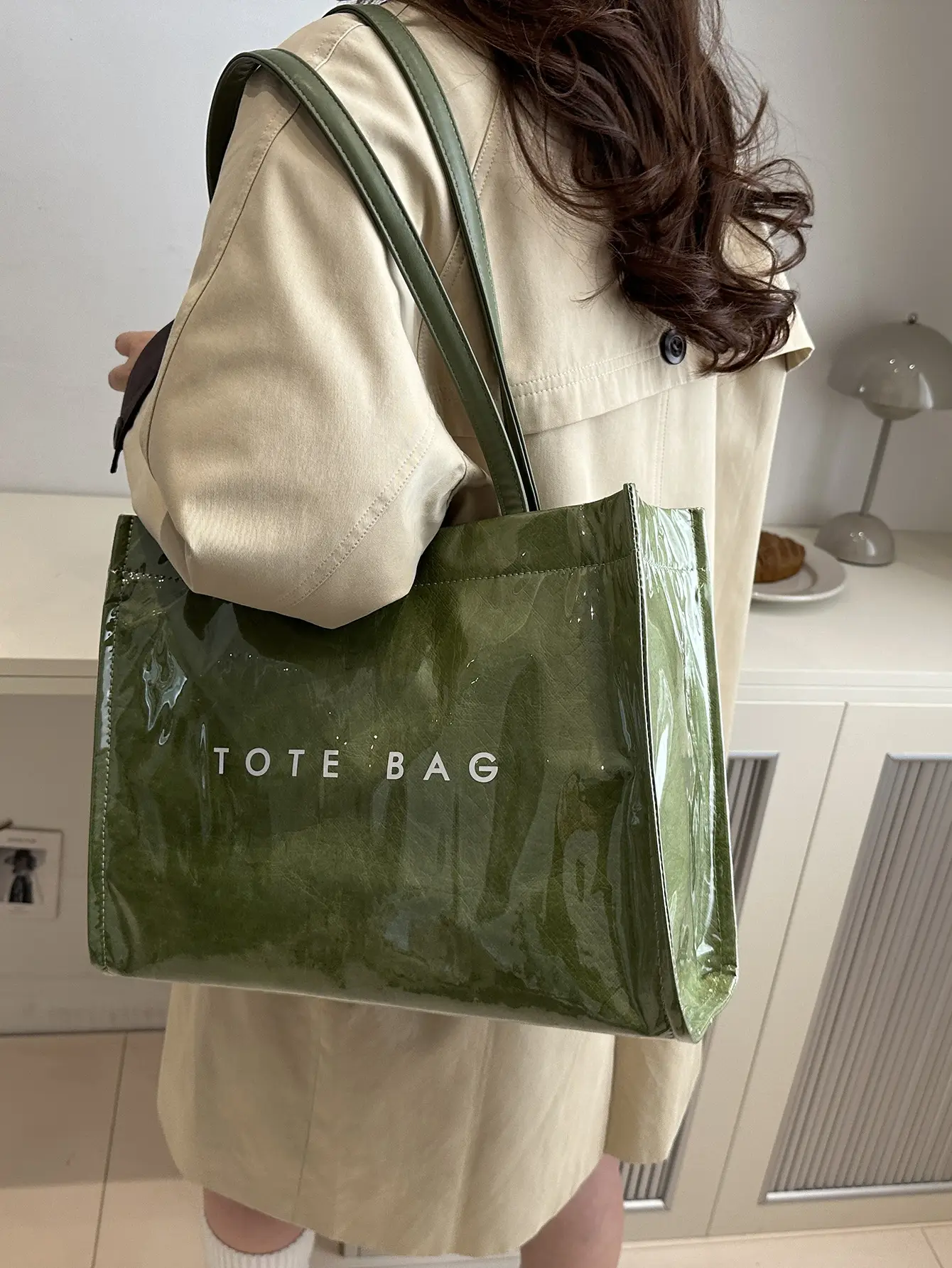 Green Waterproof Shoulder Bag for Women 2025 - Image 3