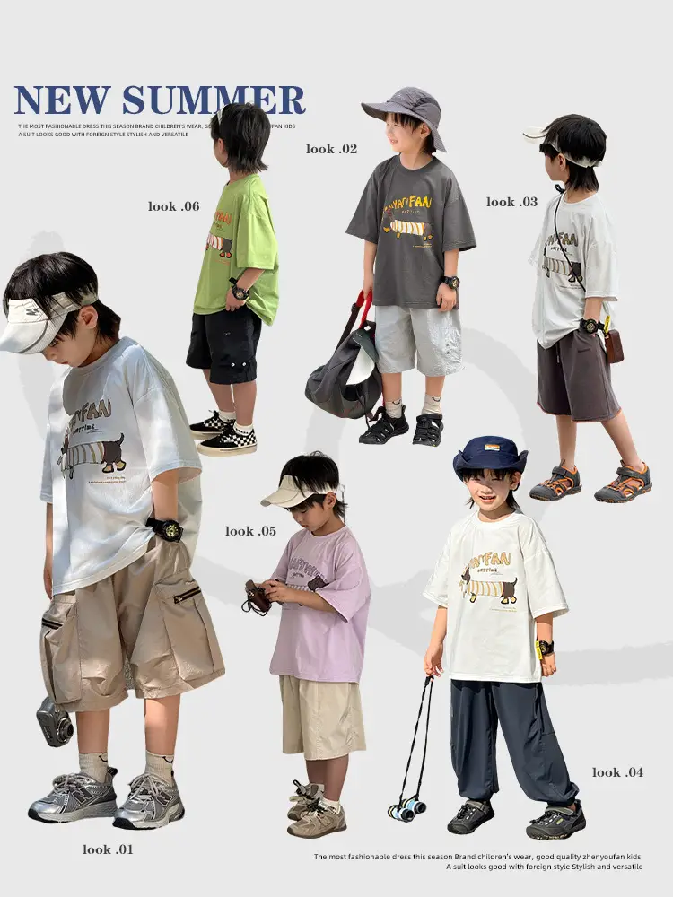 Kids Grey Graphic T-Shirt Boys 2026 - Image 8