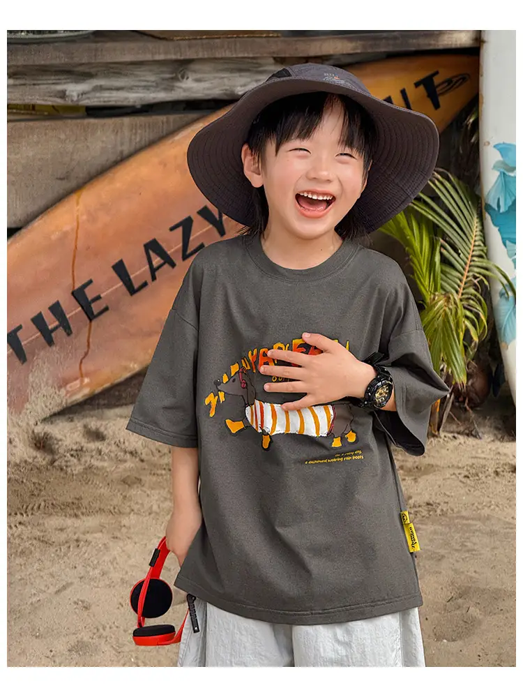 Kids Grey Graphic T-Shirt Boys 2026 — feature 17