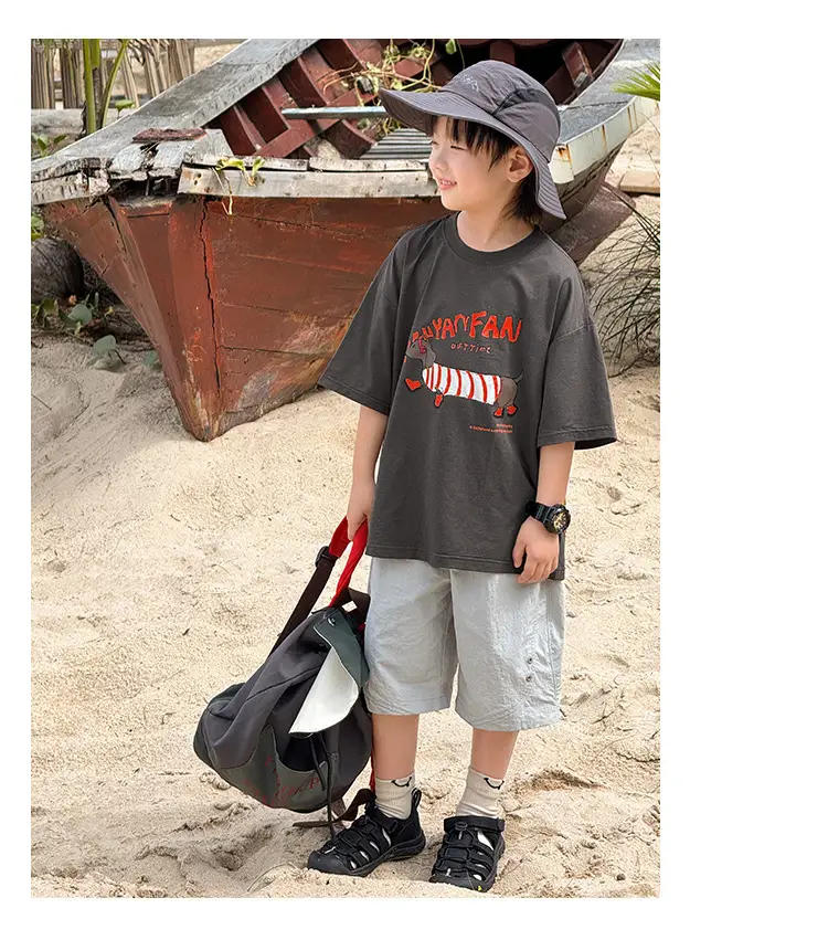 Kids Grey Graphic T-Shirt Boys 2026 — feature 19