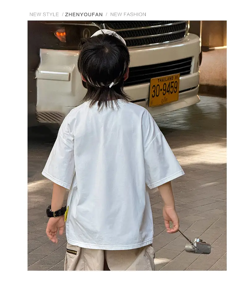 Kids Grey Graphic T-Shirt Boys 2026 — feature 21