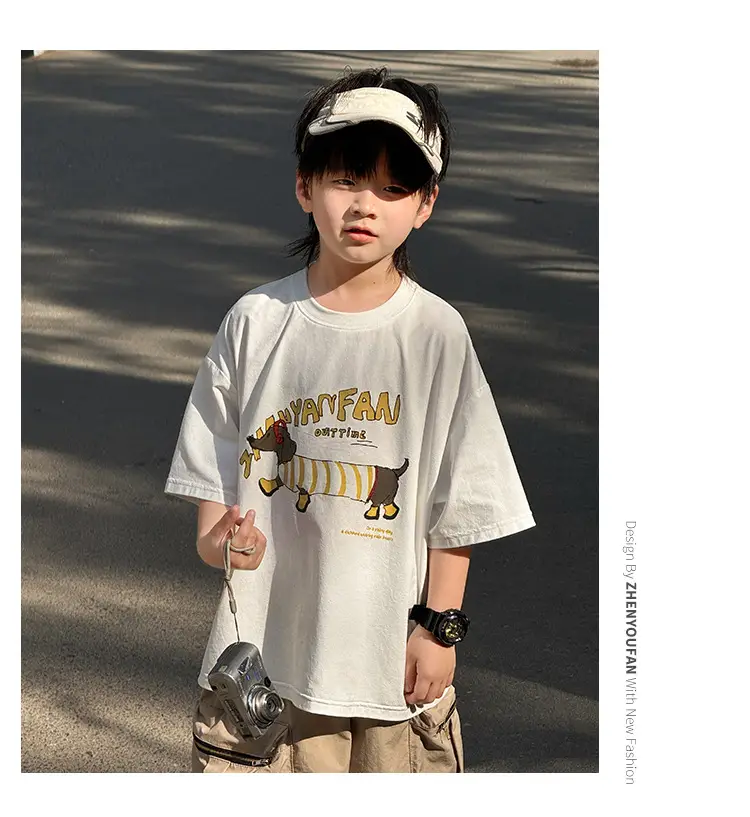 Kids Grey Graphic T-Shirt Boys 2026 — feature 23