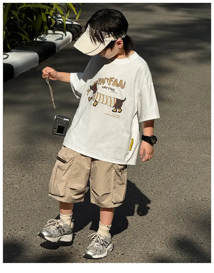 Kids Grey Graphic T-Shirt Boys 2026 — feature 24