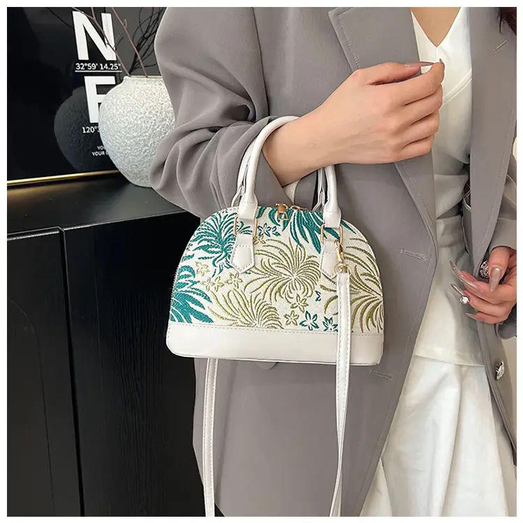 Women Embroidered Red White Shell Handbag 2025 β feature 16