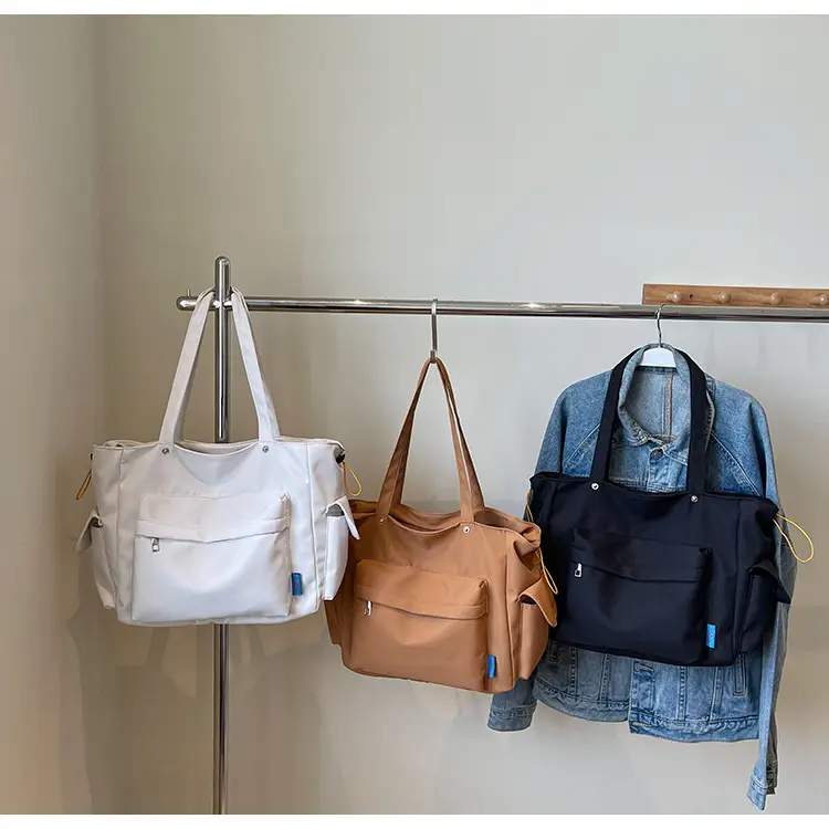 Women Cross-Border Large Capacity Tan Tote Bag 2025 — feature 1