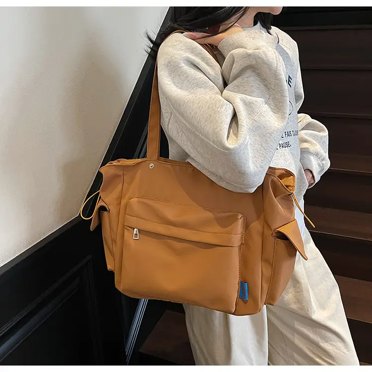Women Cross-Border Large Capacity Tan Tote Bag 2025 — feature 13