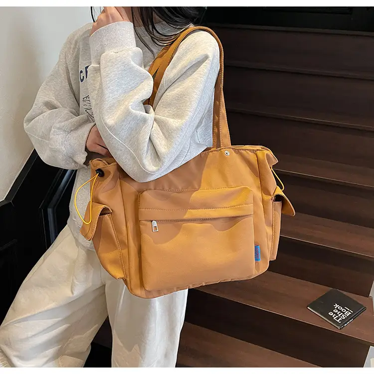 Women Cross-Border Large Capacity Tan Tote Bag 2025 — feature 14