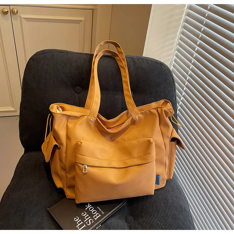 Women Cross-Border Large Capacity Tan Tote Bag 2025 — feature 26