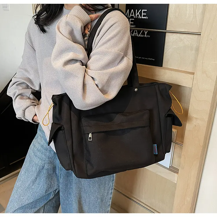 Women Cross-Border Large Capacity Tan Tote Bag 2025 — feature 9