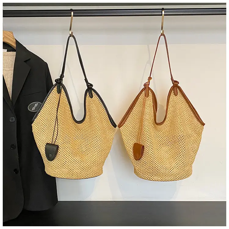 Women Woven Straw Shoulder Bag Summer 2025 — feature 11