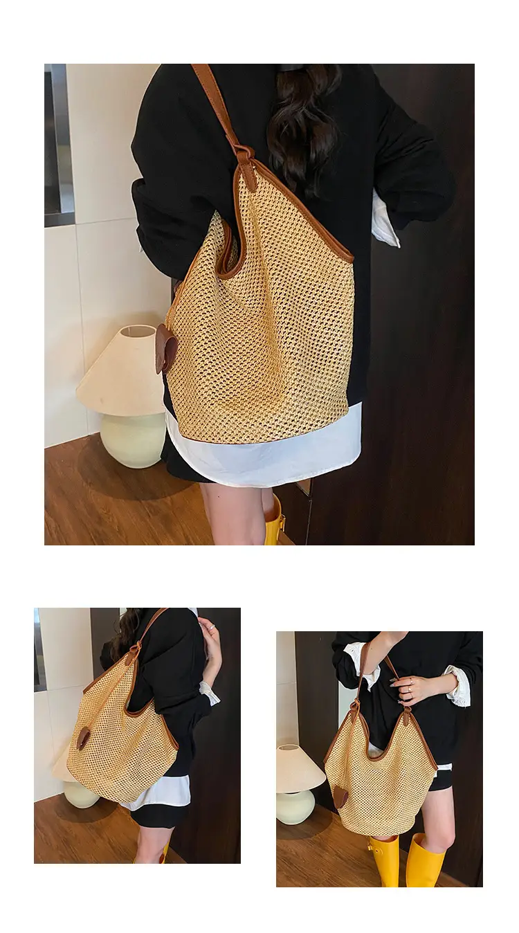 Women Woven Straw Shoulder Bag Summer 2025 — feature 12