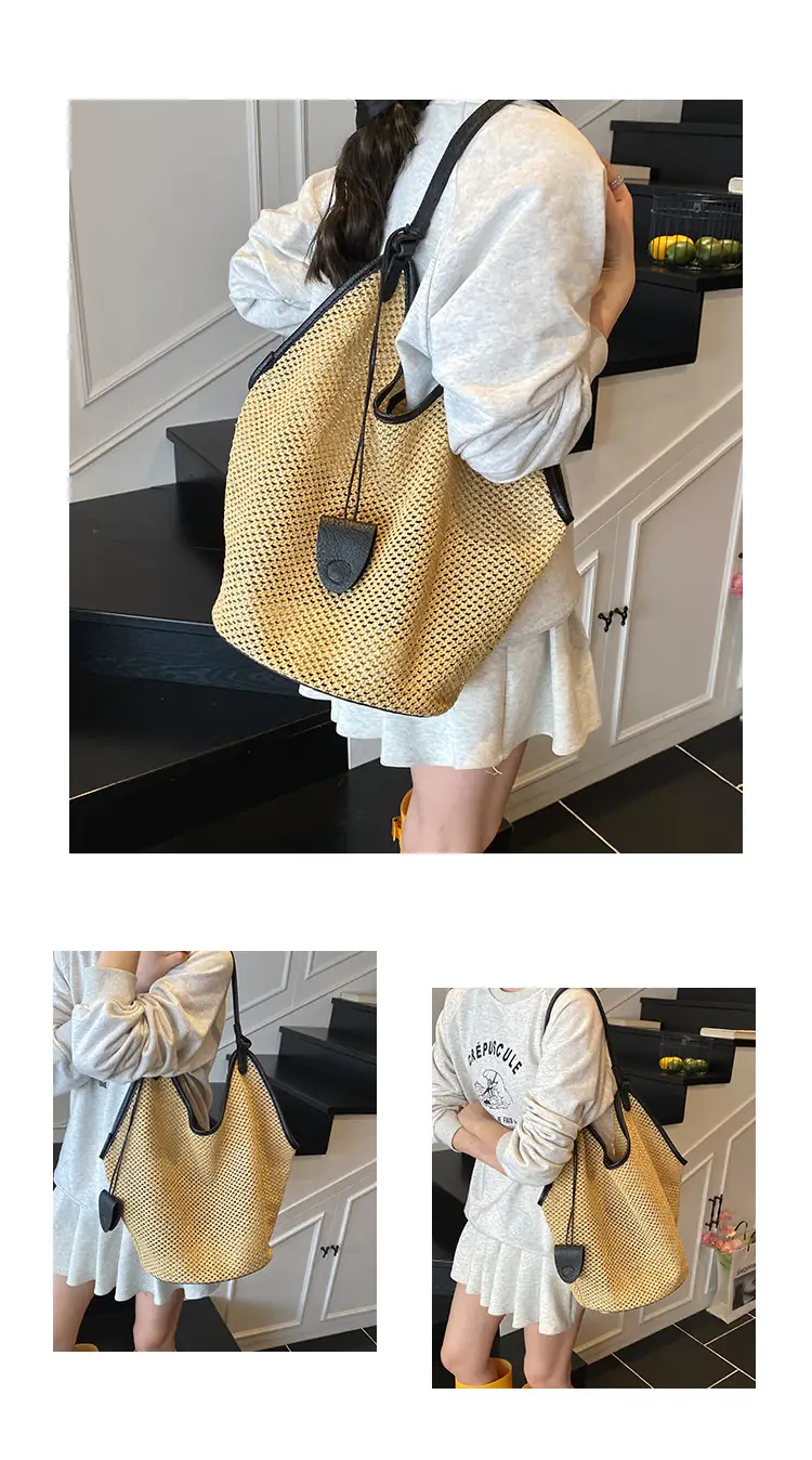 Women Woven Straw Shoulder Bag Summer 2025 — feature 13