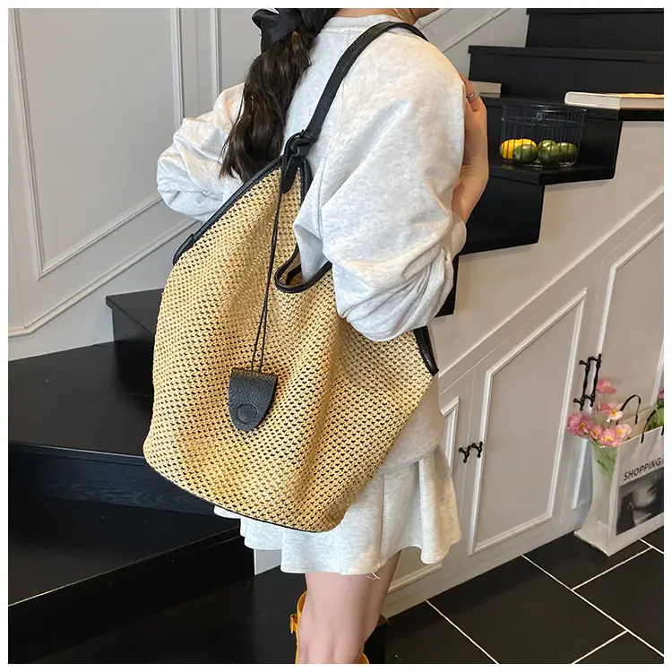 Women Woven Straw Shoulder Bag Summer 2025 — feature 15