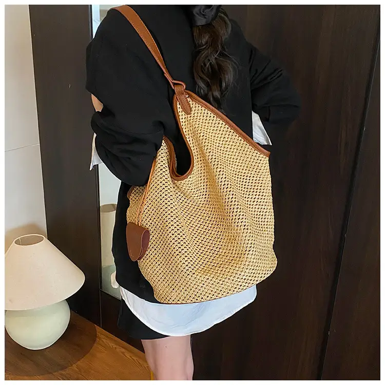 Women Woven Straw Shoulder Bag Summer 2025 — feature 16