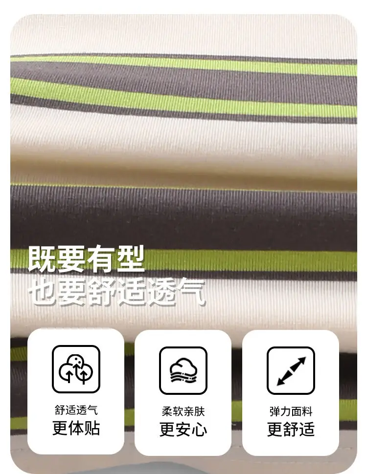Boys Striped Cotton T-Shirt Summer Lightweight — feature 5