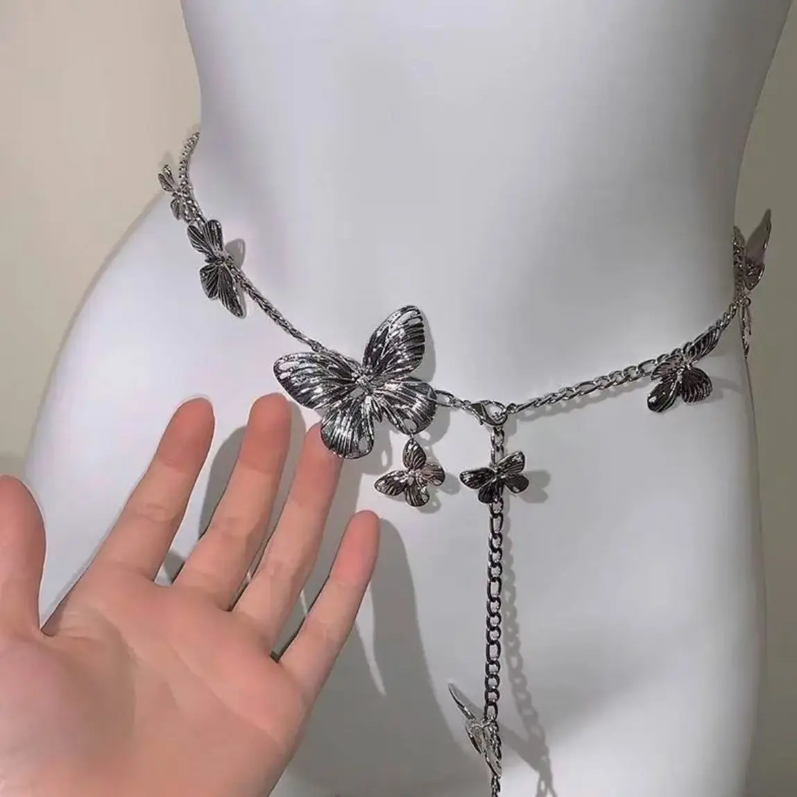 Butterfly Waist Chain Gold Adjustable Skirt Belt - Image 5