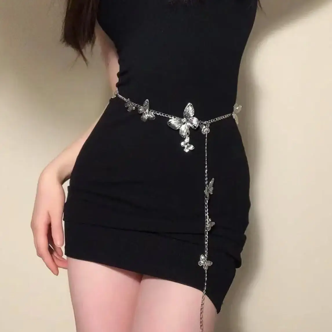 Butterfly Waist Chain Gold Adjustable Skirt Belt — feature 3