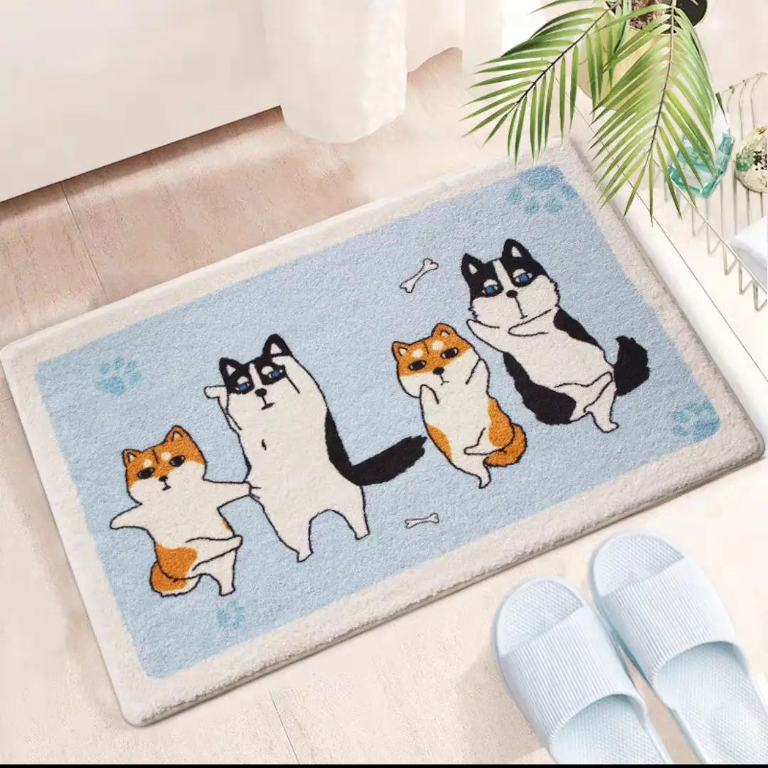 New Cartoon Bathroom Floor Mat with Cat Design - Image 9