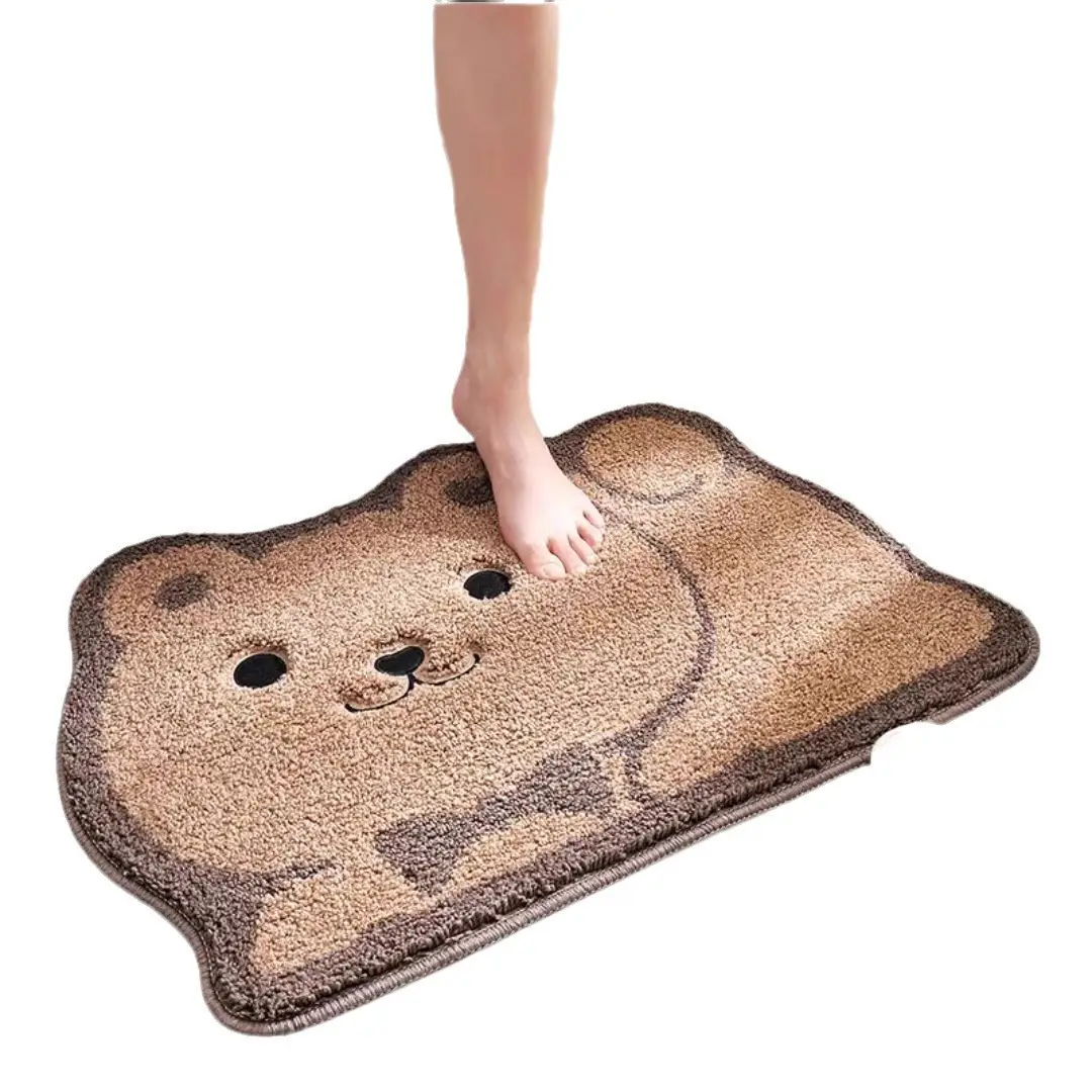 New Cartoon Bathroom Floor Mat with Cat Design - Image 12