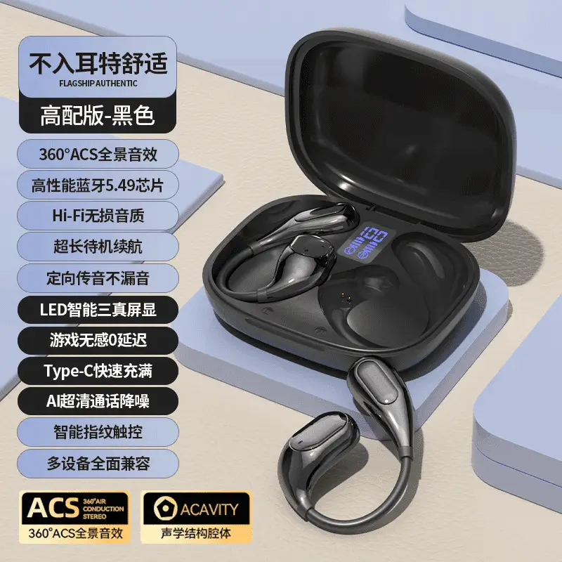 Wireless Bluetooth Headset with Ultra Long Battery & Noise Reduction - Image 3