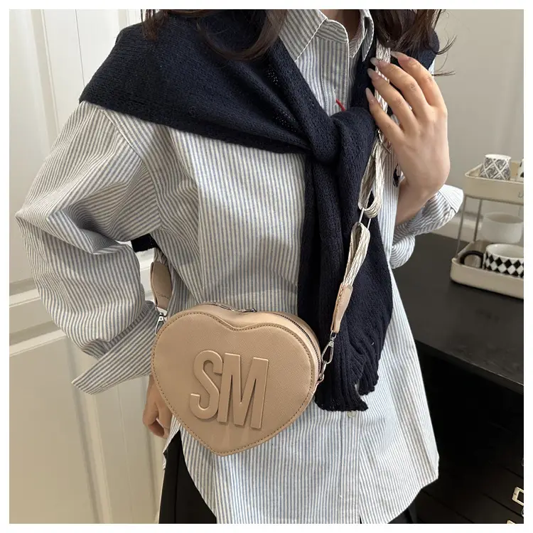 Heart-Shaped Personalized Crossbody Bag for Women — feature 22